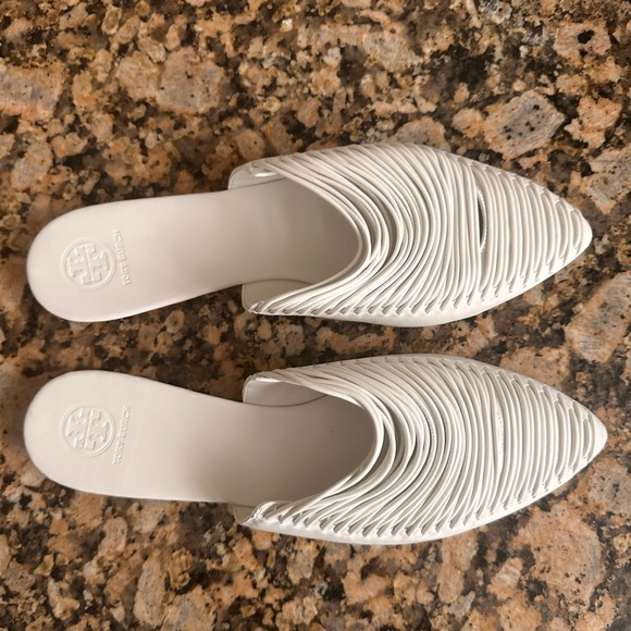 NEW Tory Burch Sienna Flat Mules Slides - Picture 6 of 8